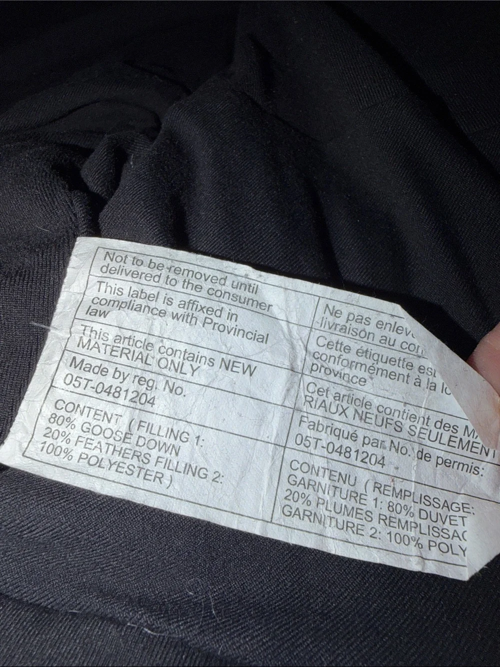 lululemon Black Belted Puffer Coat